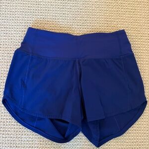 Lululemon Athletica Blue Athletic Shorts Lightweight Performance